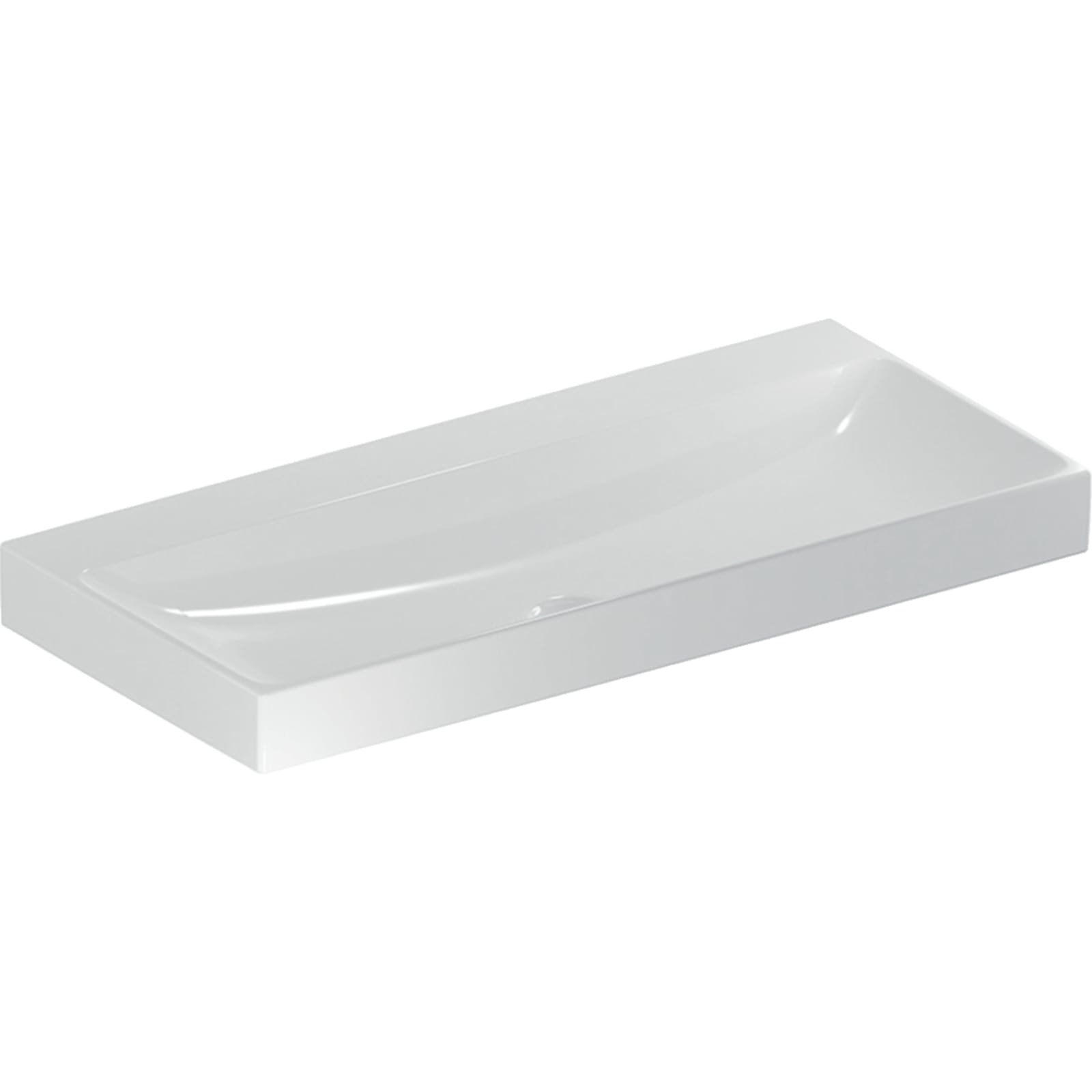 Geberit ONE wastafel afvoer verticaal 105x48cm zonder kraangat KeraTect