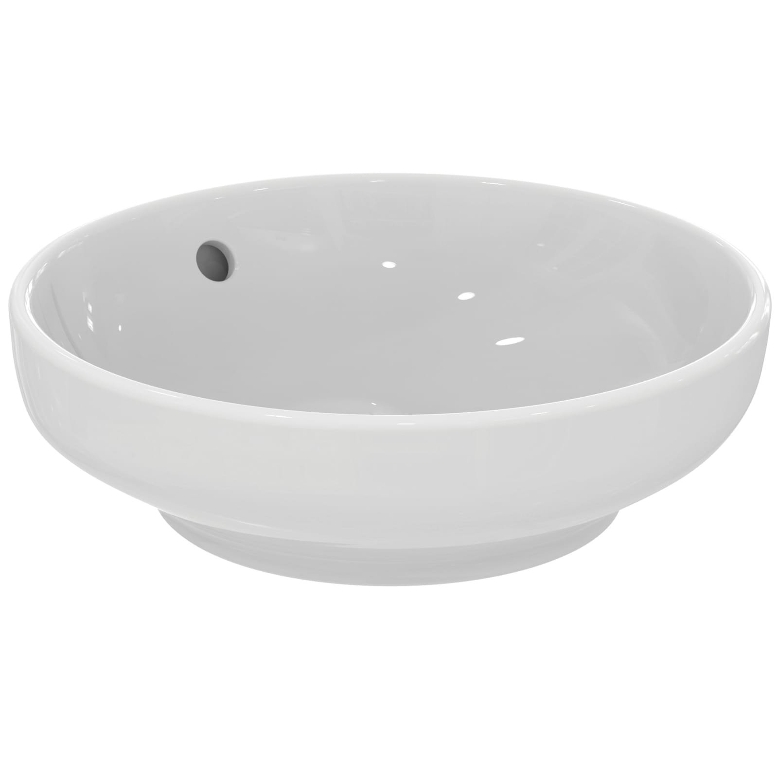 I.LIFE B | OPBOUWWAST 400X400X140 MM GL WIT, ZONDER KG, MET OL&nbsp;| IP