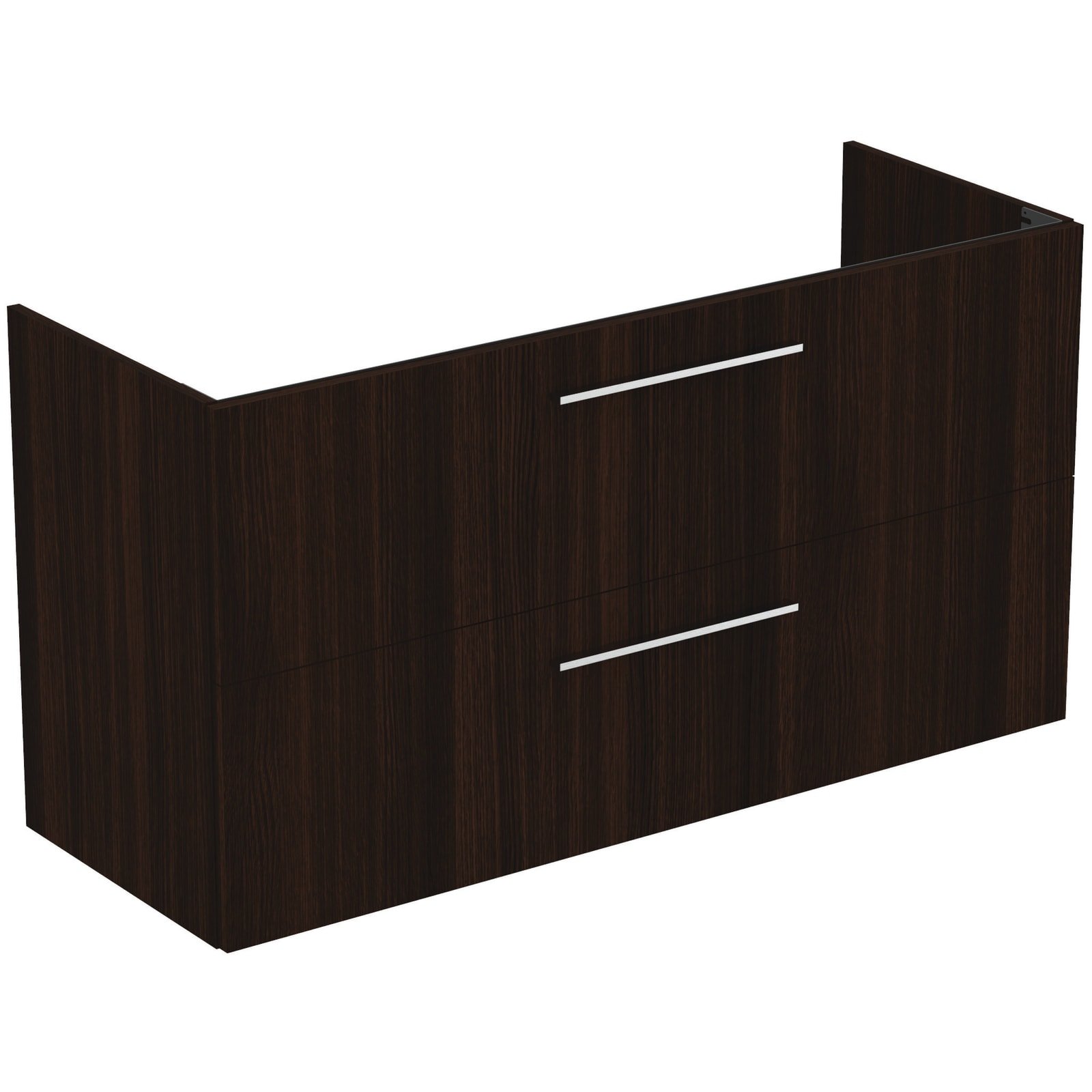 I.LIFE A | WASTAFELMEUBEL 1200X440X630 MM COFFEE DONKER EIKEN, 2 LADEN