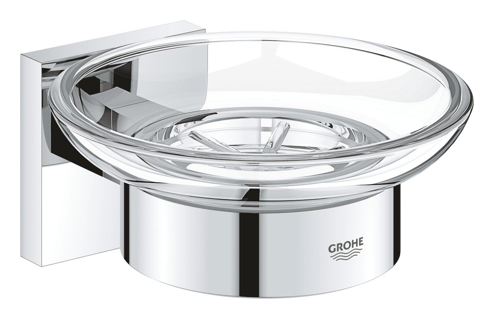 Grohe Start Cube zeepschaal met houder, chroom