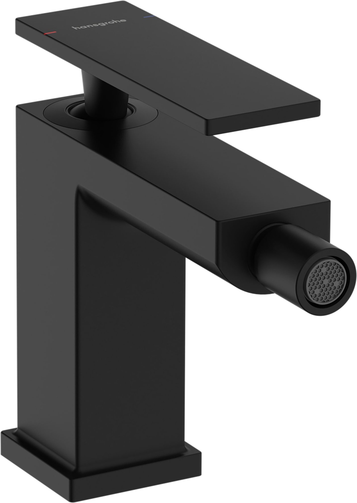 Hansgrohe Tecturis E bidetkraan met pop up waste SET matt black