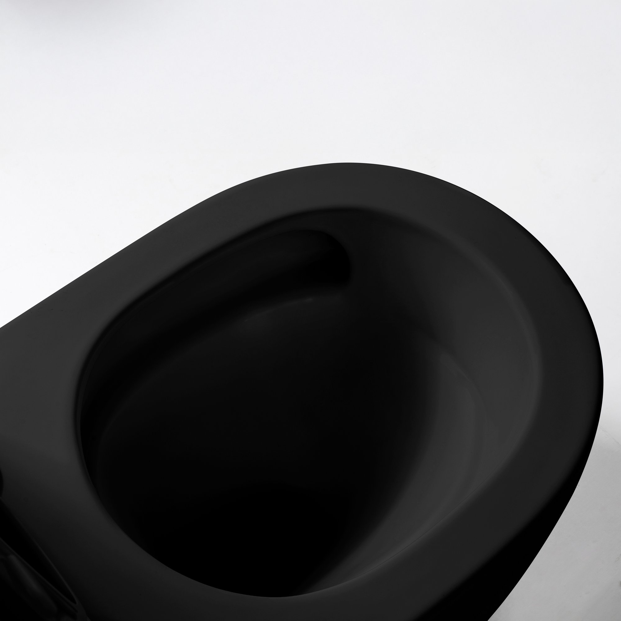 ALONI PRO HANGTOILET MET BIDET - 360° FLUSH - RANDLOOS - MET BIDETKRAAN KOUD EN WARM WATER - MET ZITTING - 52,5CM - MAT ZWART thumbnail 3