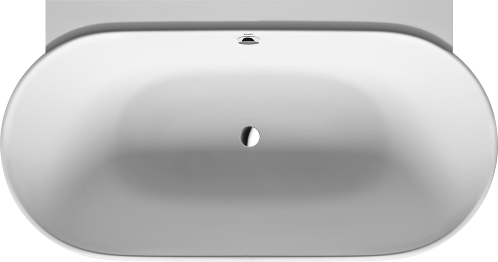 Duravit DuraSolid / Luv, Ligbad, halfvrijstaand, 3 zijdes afgewerkt, 1800 x 950mm, wit