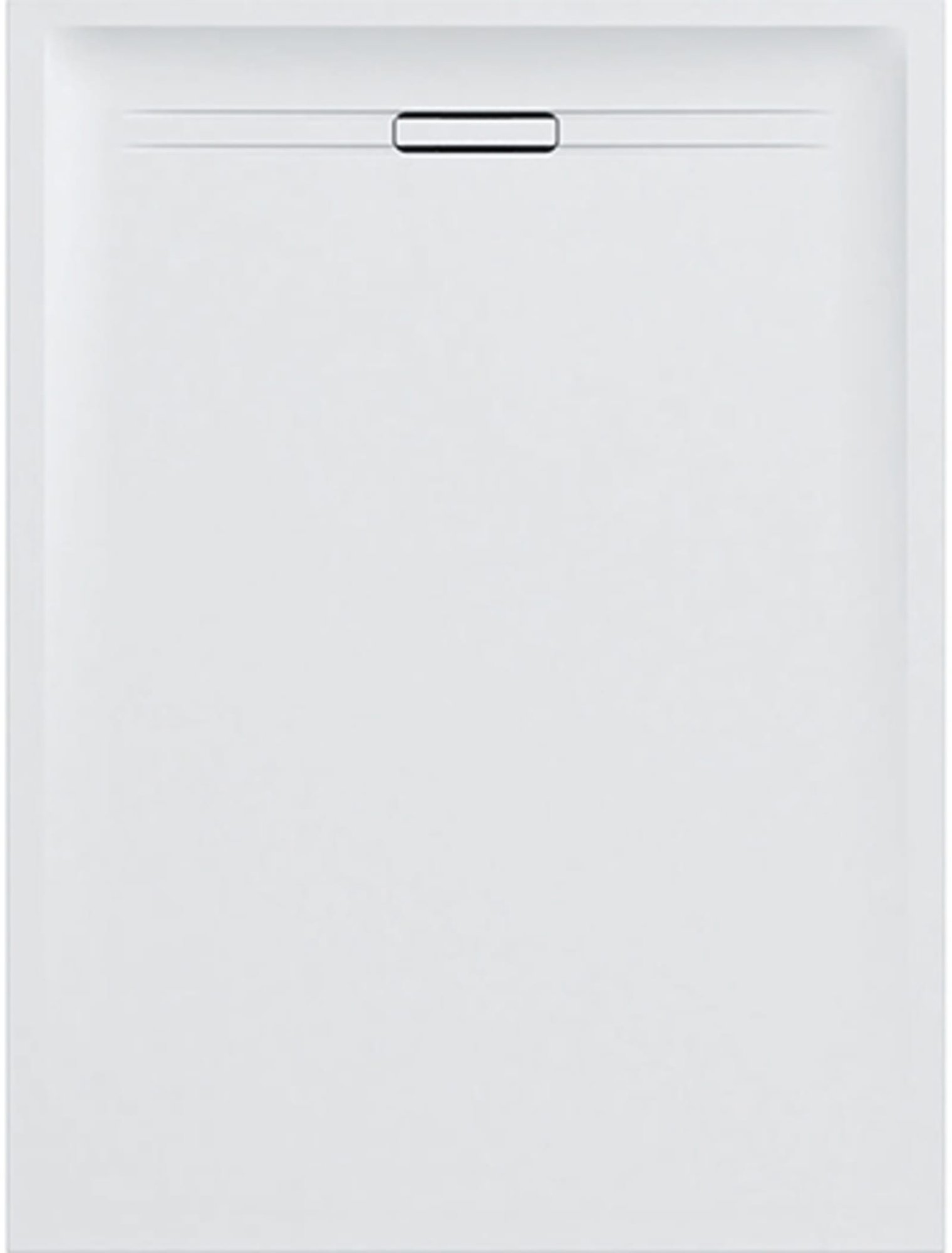 Geberit Sestra douchevloer, rechthoek, afvoer horizontaal achter, antisliplaag, inbouwhoogte 40mm, bxl 900x1200mm, wit/leisteen