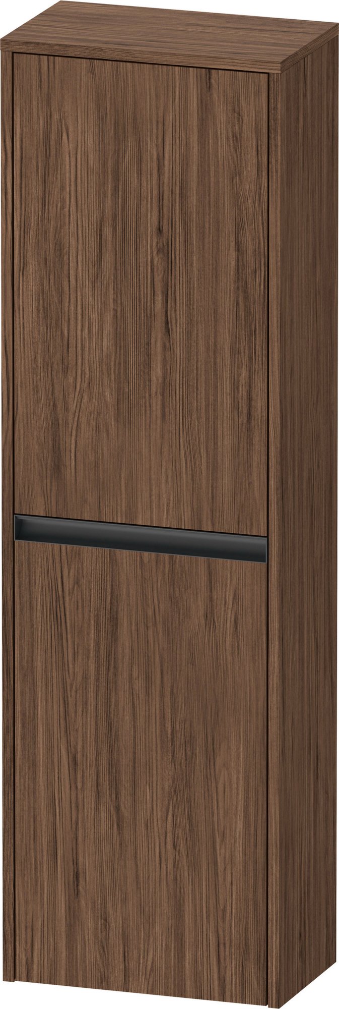 Duravit Ketho.2 Halfhoge kast, Noten donker Mat, vierkant, aantal deuren: 2, tip-on technologie – K21319R21210000