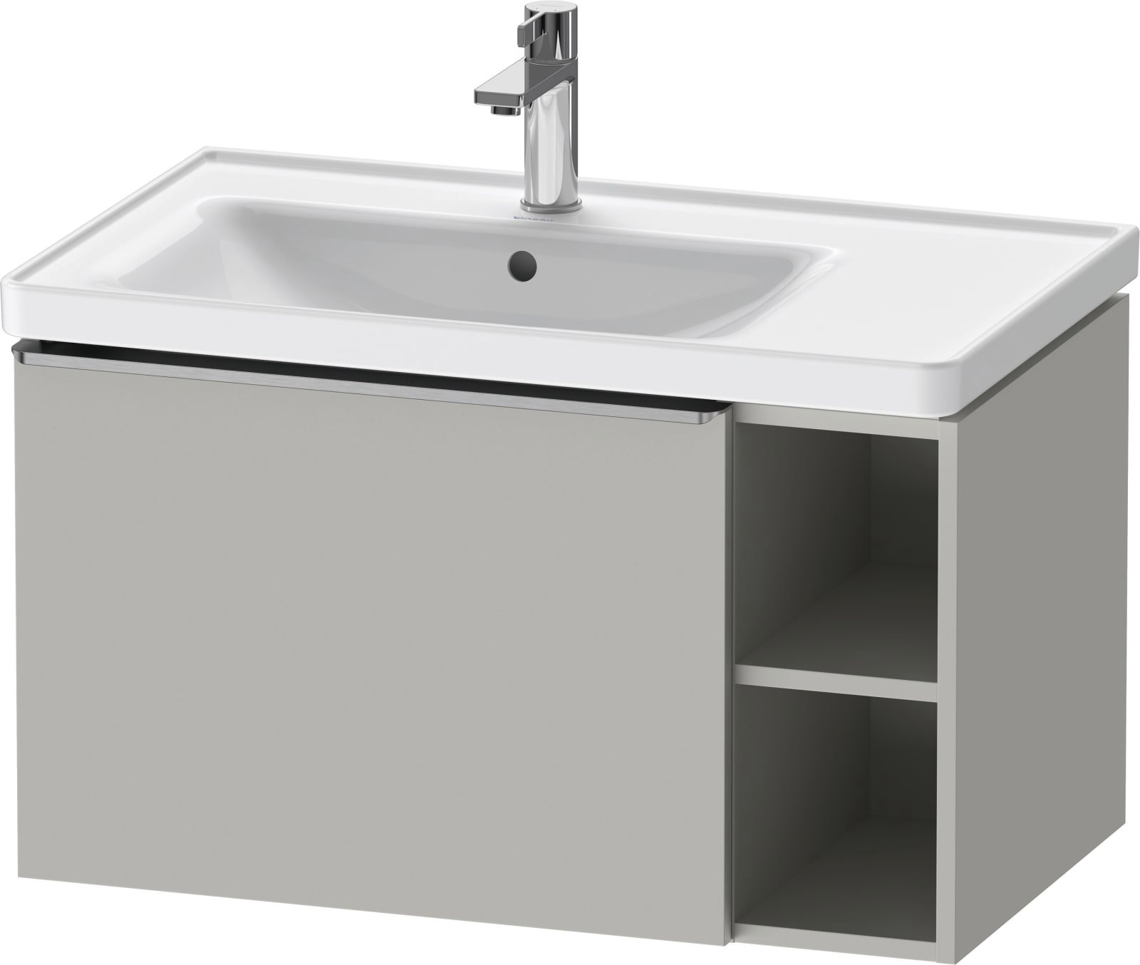 D-Neo Wastafelonderbouw hangend Betongrijs Mat (1200899258)