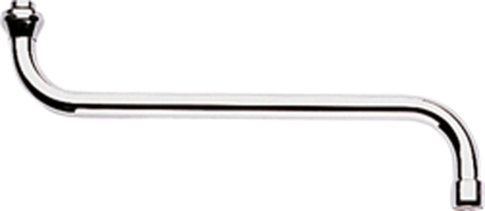 Grohe, Buisuitloop sanitairkraan, met mousseur, G3/4", 114mm hoogte, 300mm voorsprong S-uitloop, draaibaar, chroom