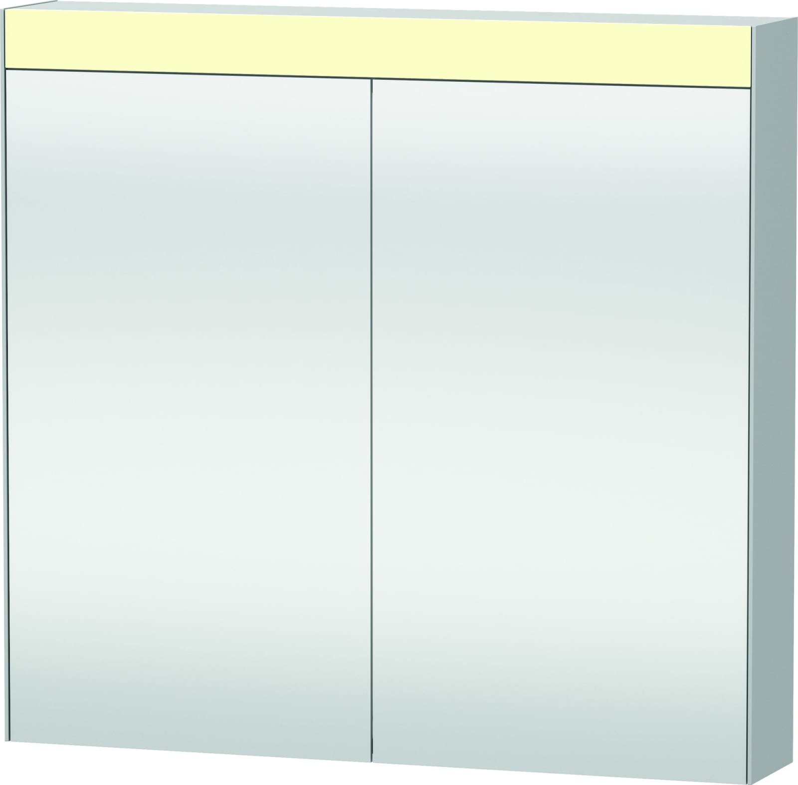 Duravit Light & Mirrors spiegelkast, 2 deuren, frontspiegel, hxbxd 760x810x148mm, wit