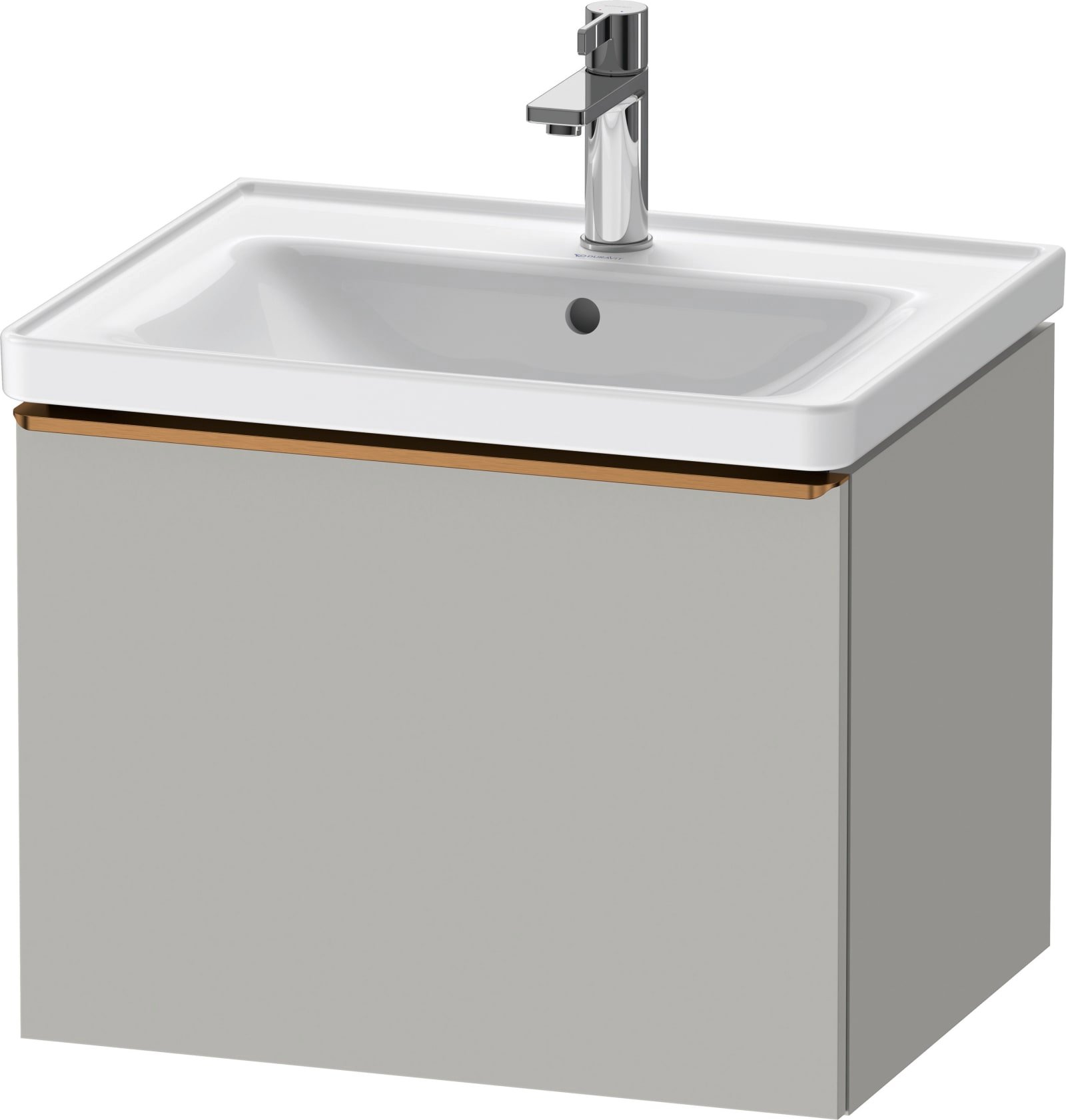 D-Neo Wastafelonderbouw hangend Betongrijs Mat (1200898887)