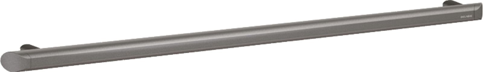 Delabie, Handgreep aangepast sanitair, Be-Line, wand, recht, 900mm lengte, 35mm diameter beugel, aluminium, antraciet grijs