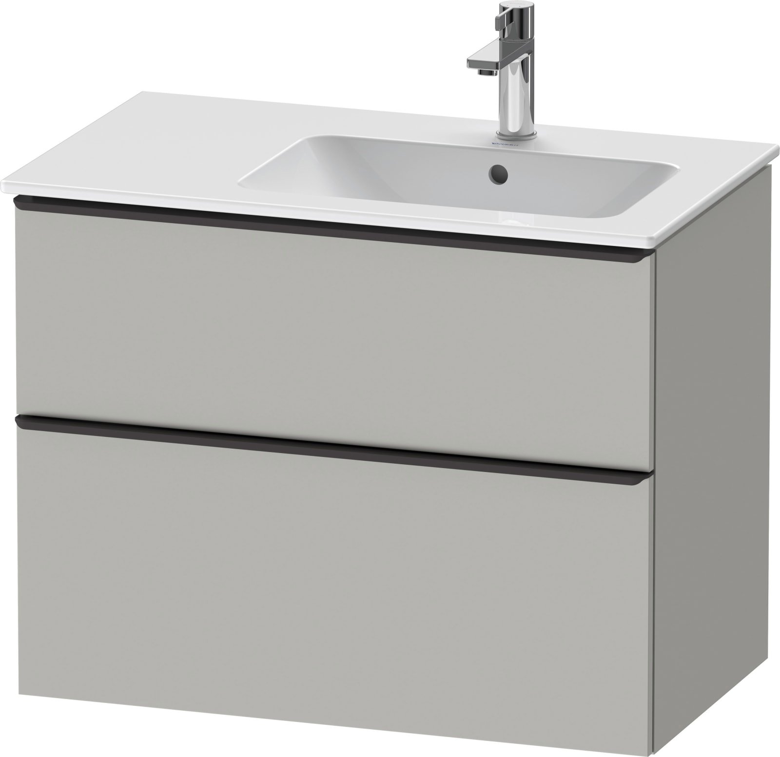 D-Neo Wastafelonderbouw hangend Betongrijs Mat (1200894530)