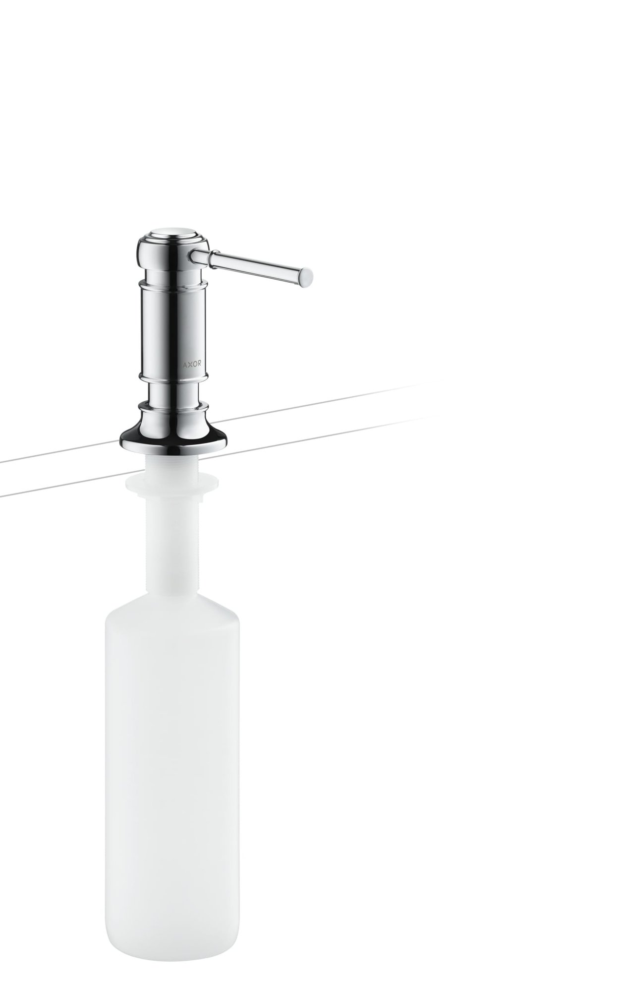Hansgrohe AXOR Montreux, Zeepdispenser, 1-gats, 500ml vulcapaciteit, chroom