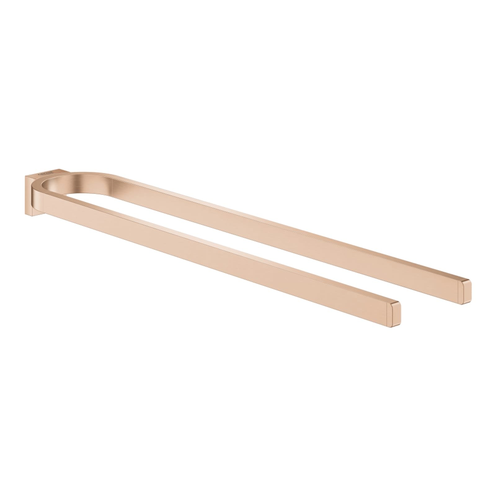 Grohe Selection, Handdoekhouder, dubbel, 2x arm, 400mm, vast, metaal, warm sunset geborsteld