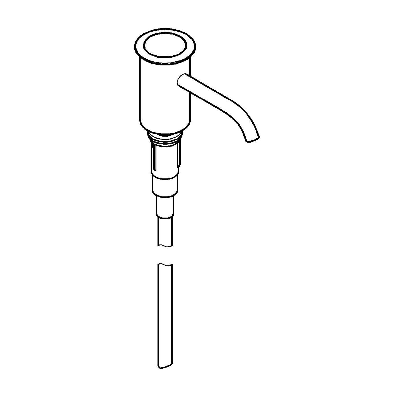 Grohe onderdelen sanitaire kranen, pompvoorziening (1200032068)