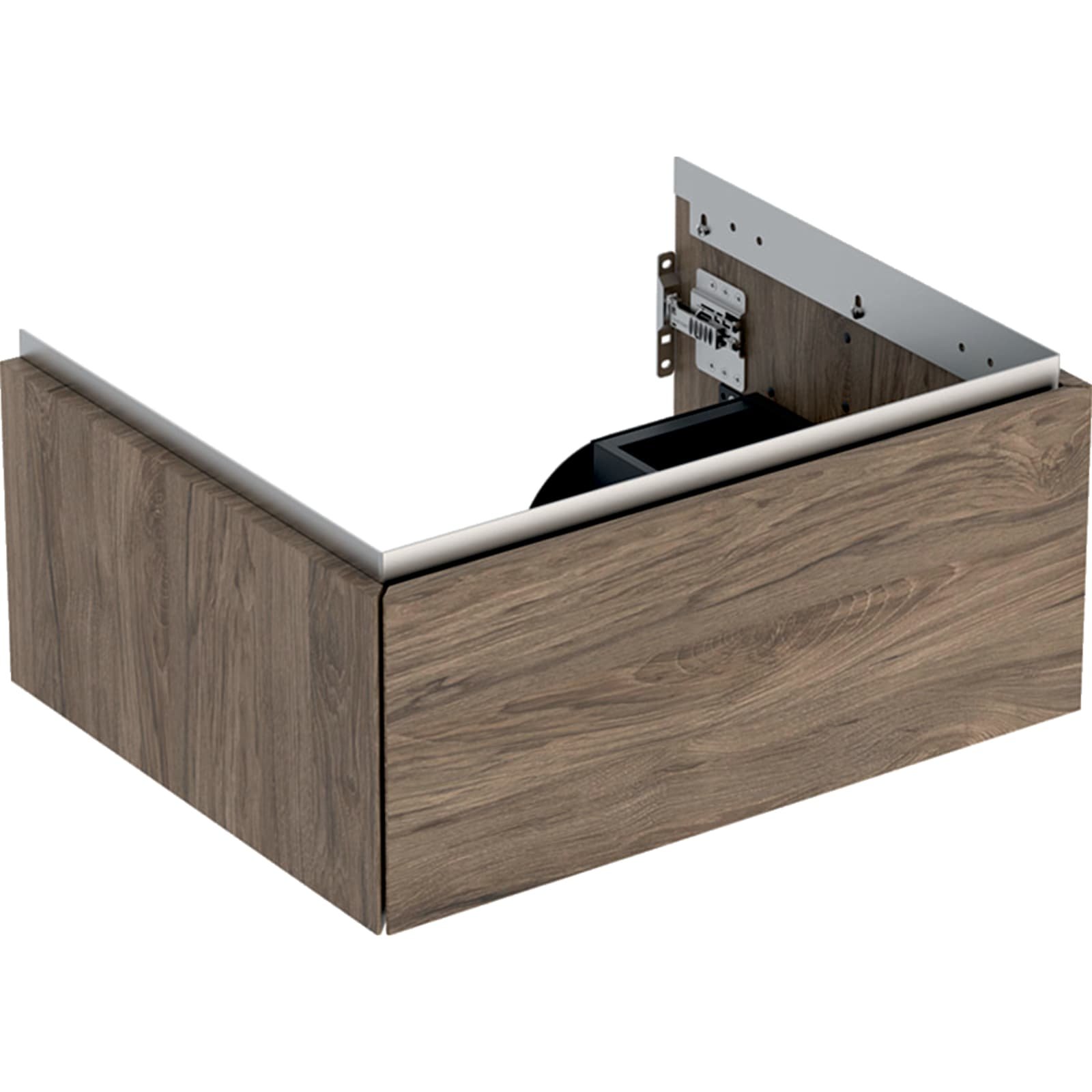 Geberit One onderk 1 lade 60cm noten hickory