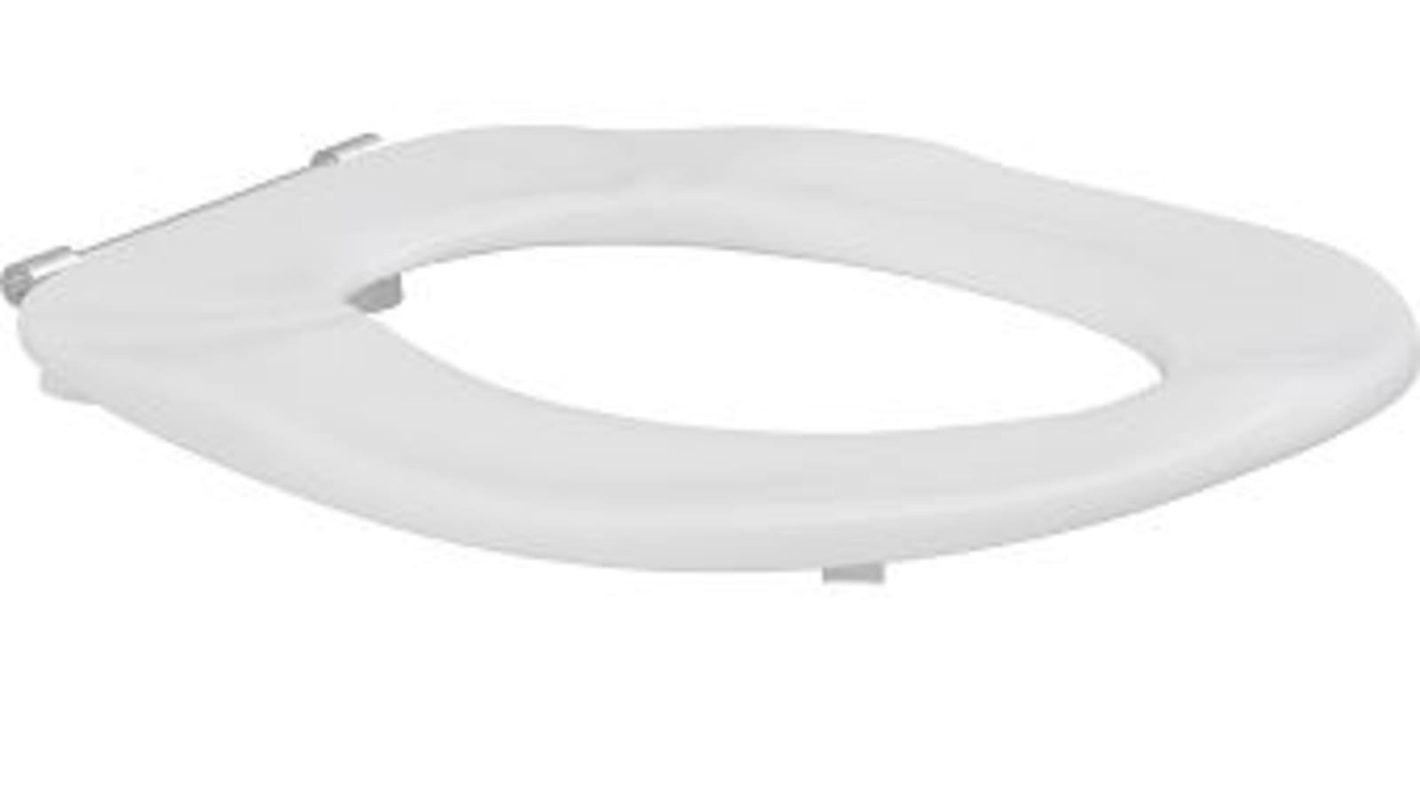 Pressalit Ergosit closet zitting zonder deksel, scharnier met doorlopende pen (D92), wit