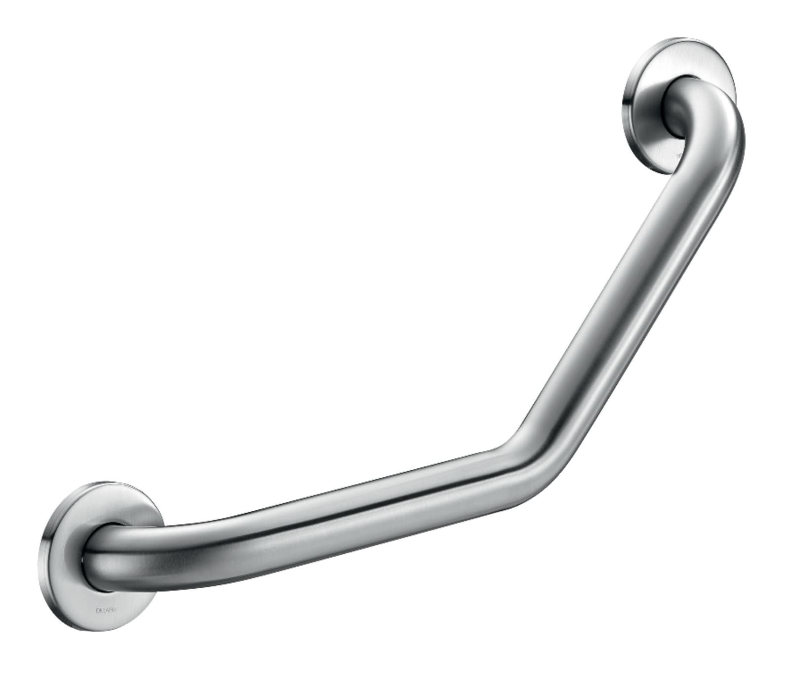 Delabie Greep 135¦ Ø32 220x220 2 bevestigingspunten RVS mat gepolijst