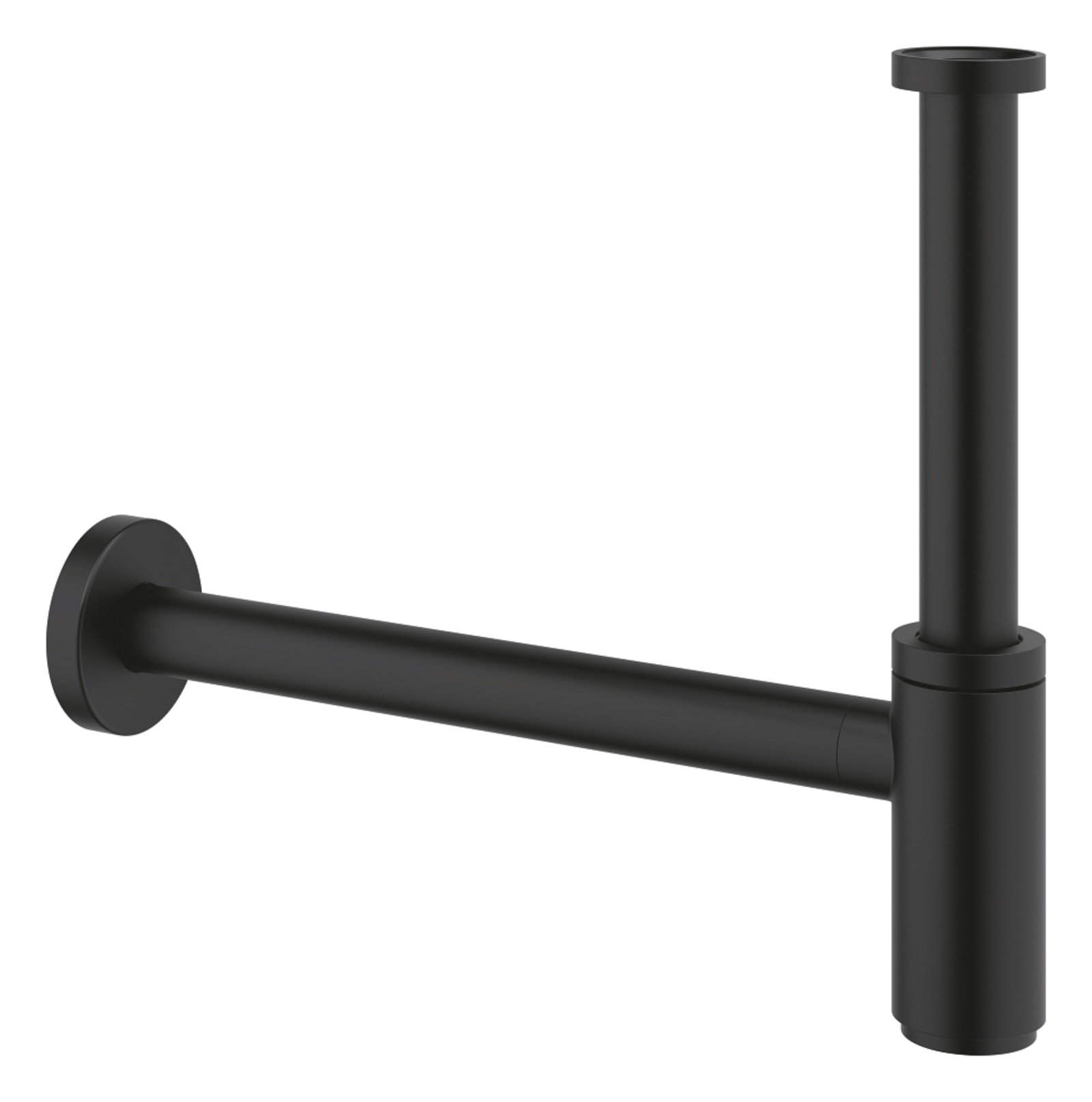 Grohe bekersifon 1 1/4" minimalistisch, kleur Phantom Black