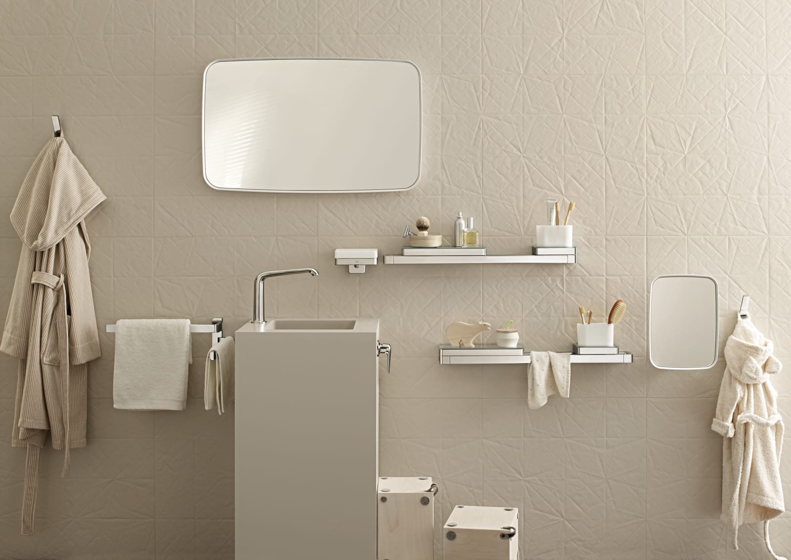 Hansgrohe Axor universal lotiondispenser, mat zwart