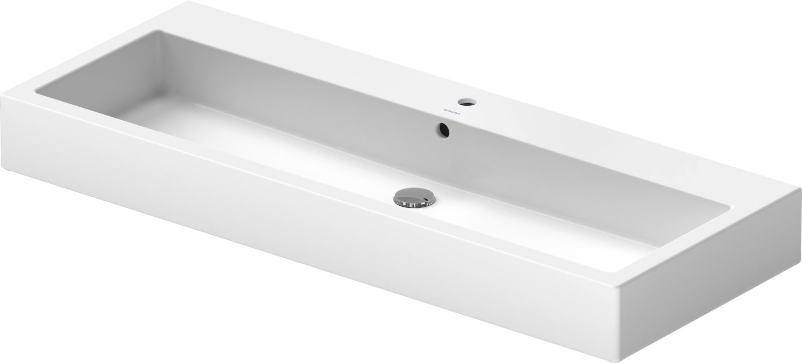 Duravit Vero Wastafel 1200 mm Wit Hoogglans, kraanvlak, aantal kraangaten per wasplaats: 1, overloop – 0454120000