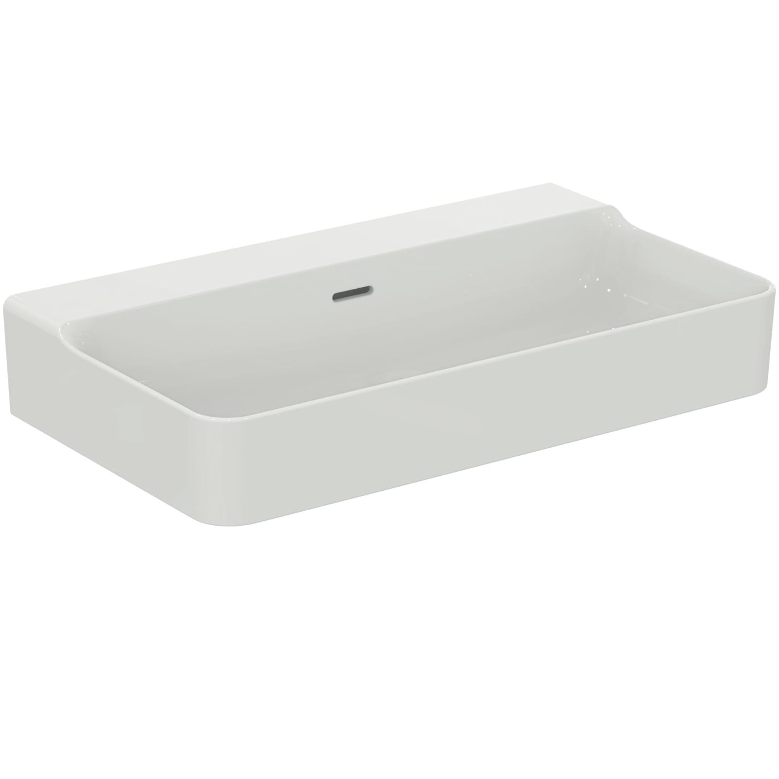 CONCA | WASTAFEL 800X450X145 MM GLANZEND WIT, ZONDER KG, MET OL&nbsp;| IP