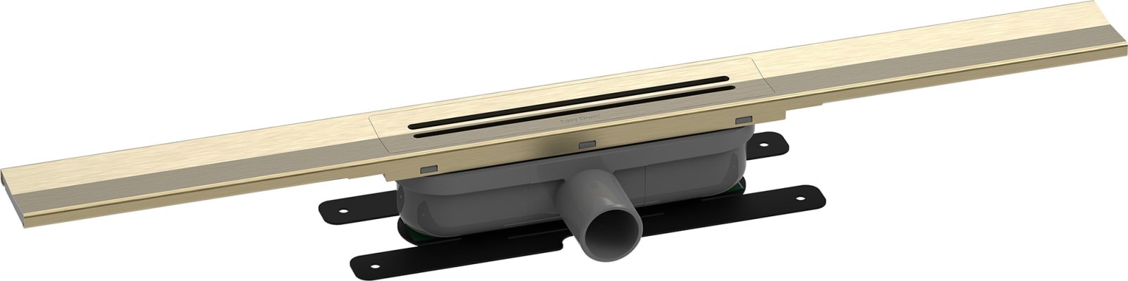 Easy Drain R-Line Clean douchegoot 70cm Brushed Brass