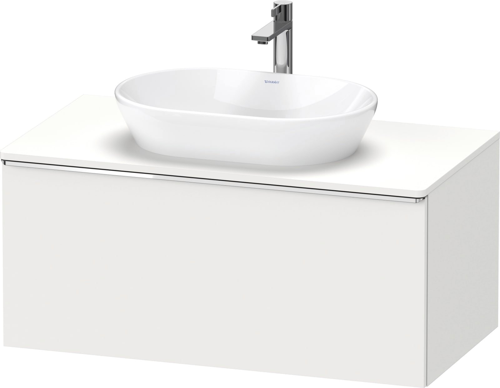 D-Neo Console wastafelonderbouw hangend Wit Mat (1200897478)