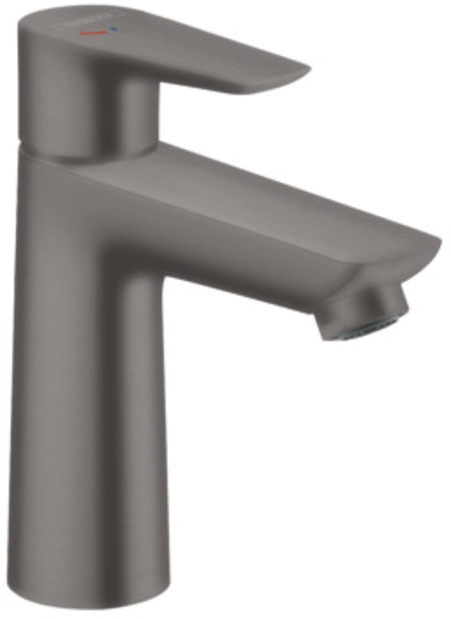 Hansgrohe, Wastafelmengkraan 110 Coolstart, Talis E, 1-greeps, geborsteld zwart chroom