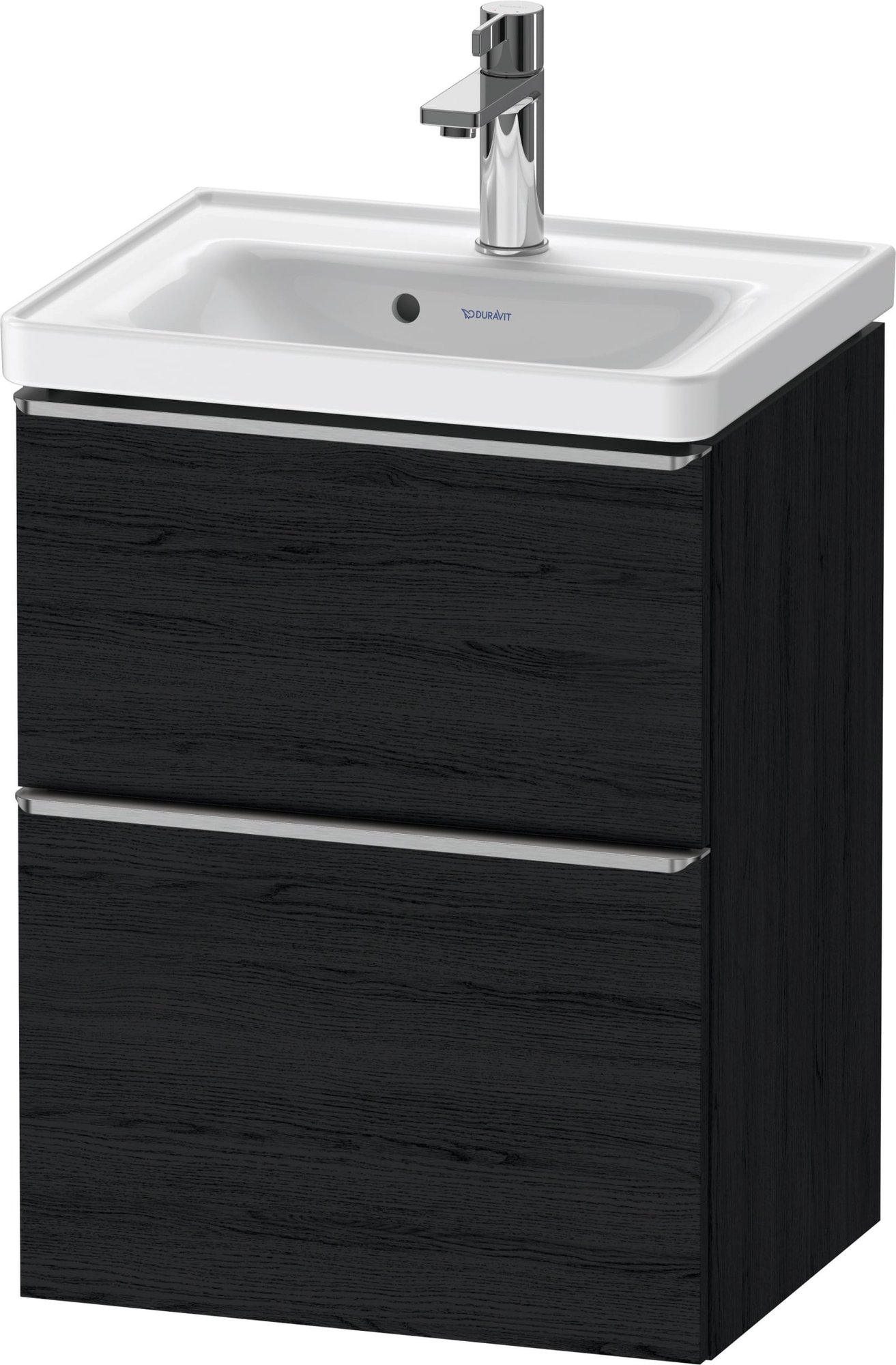 DURAVIT D-Neo Wastafelonderbouw hangend Eiken zwart Mat (1200897142)