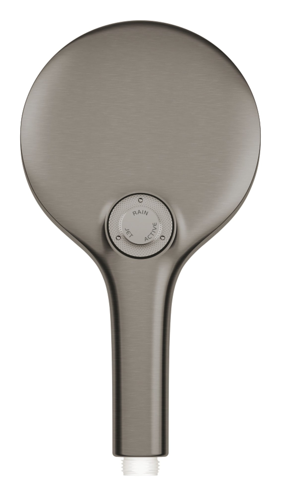 Grohe Rainshower SmartActive handdouche 130mm, 12l/min, 3 straalsoorten, antikalksysteem, doucheslang, hard graphite geborsteld