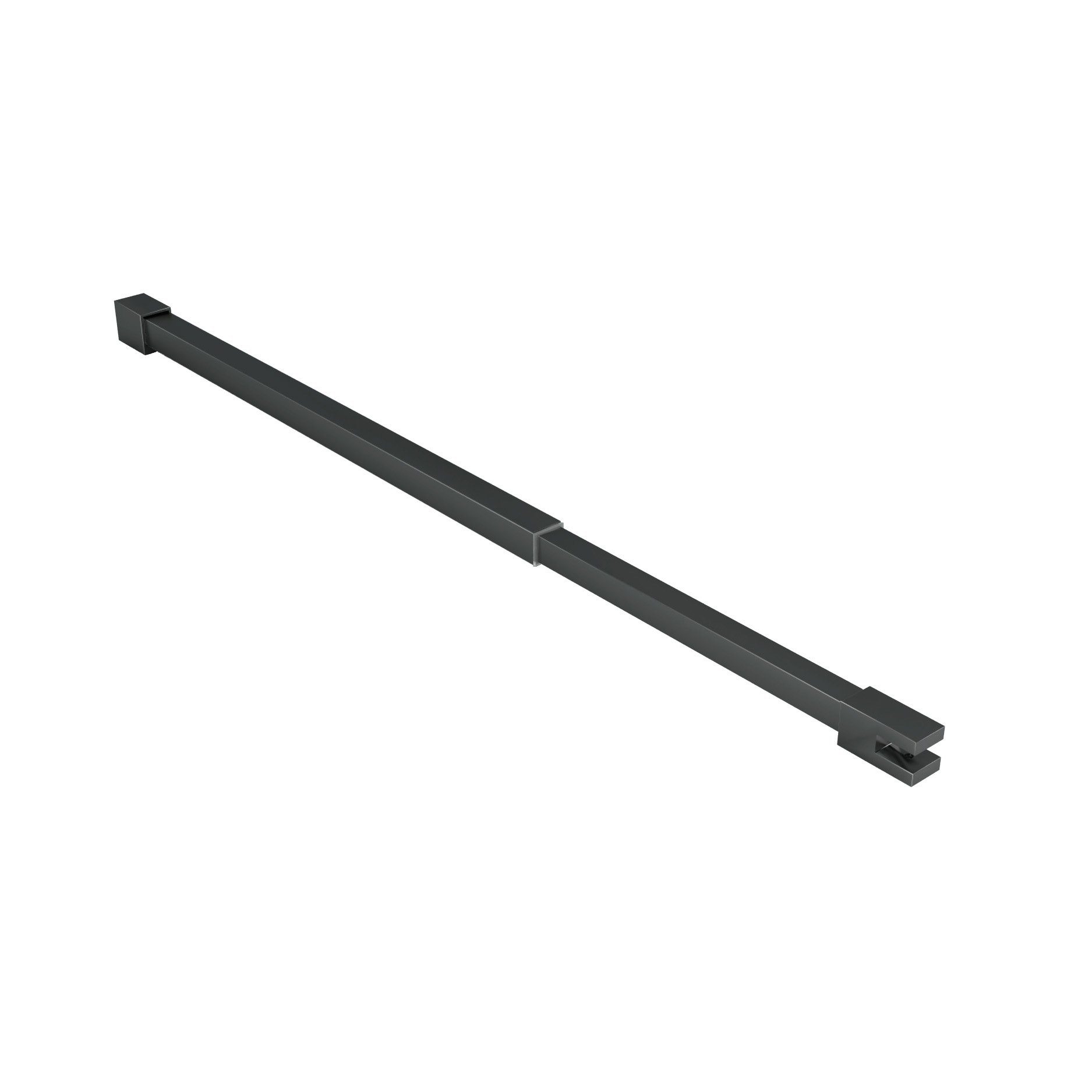 ALONI PLAFONDSTEUN - VERSTELBAAR - 43-80 CM - GUNMETAL