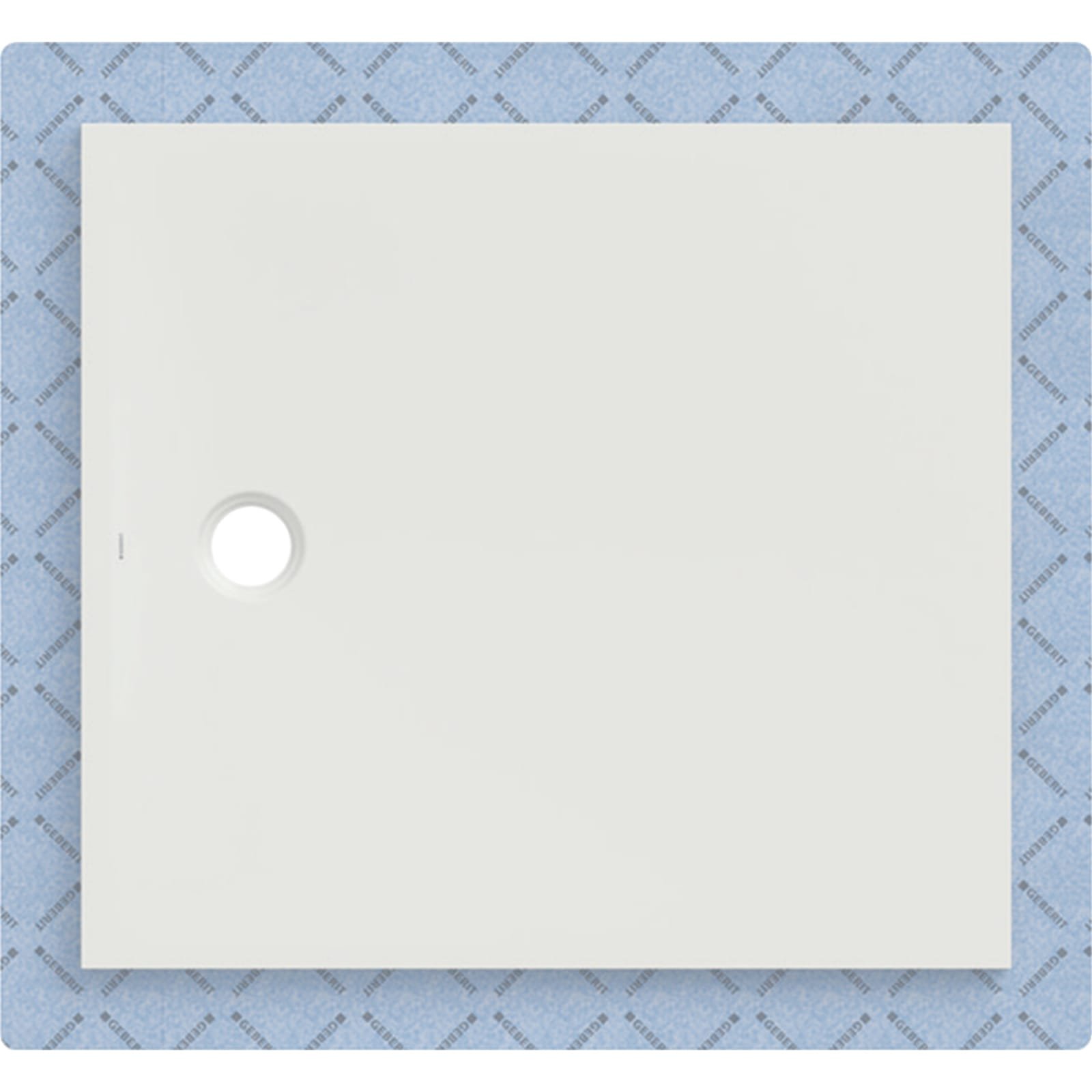 Geberit CleanFloor30 geïntegreerd 110x100cm met afdichtingsvlies Wit