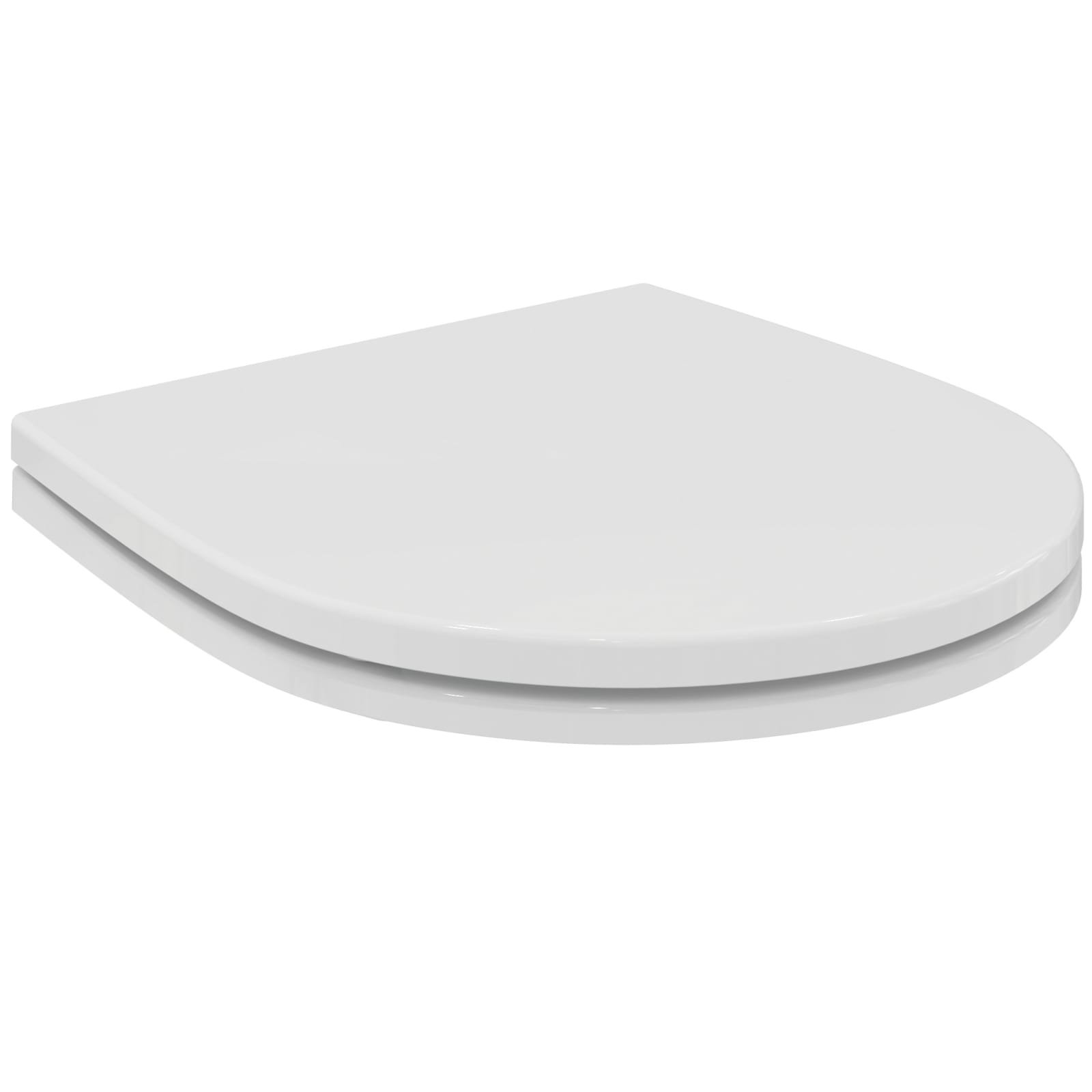 WHITE | CLOSETZITTING SANDWICH 385X410X45 MM GLANZEND WIT