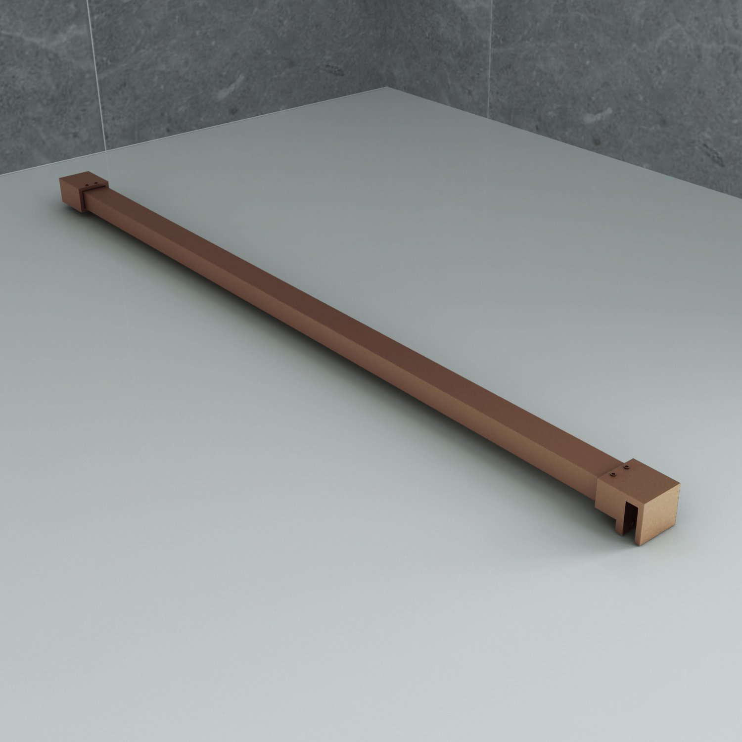 ALONI STABILISATIESTANG - INKORTBAAR - 120 CM - GEBORSTELD KOPER