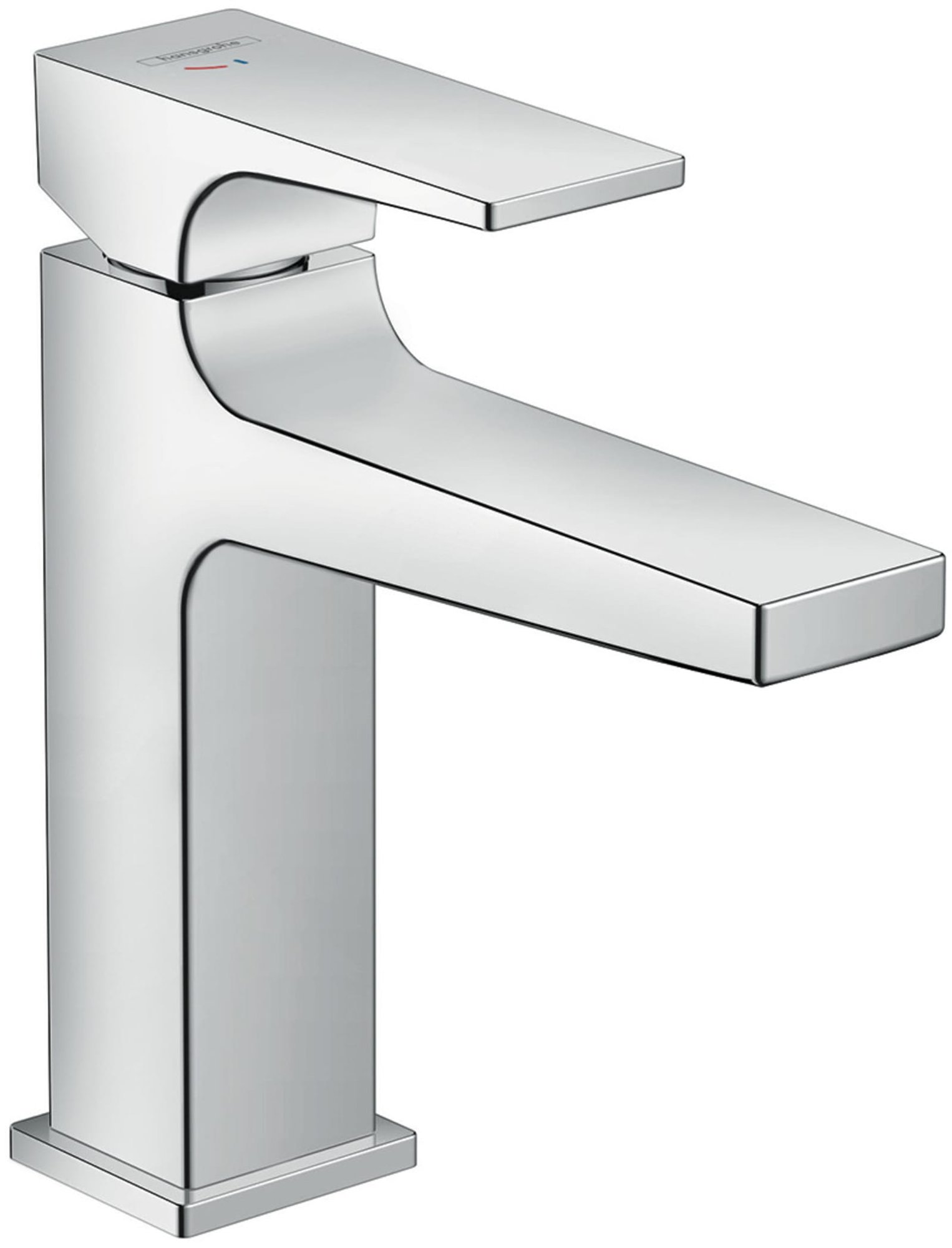 Hansgrohe Metropol ééngreeps wastafelmengkraan 110 CoolStart met push open afvoergarnituur, chroom thumbnail 2