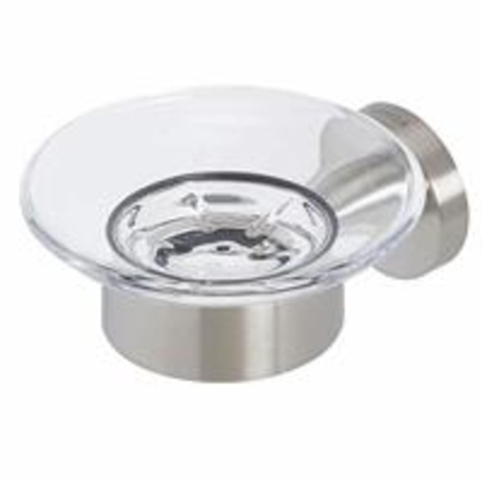 Geesa Nemox Stainless Steel zeephouder, rvs, hxbxd 59x110x124mm, kleur RVS geborsteld