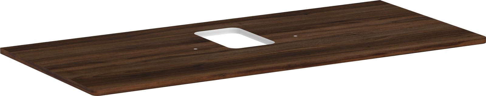 Hansgrohe Xelu Q console 1180/550 met uitsparing in het midden waskom met kraangat