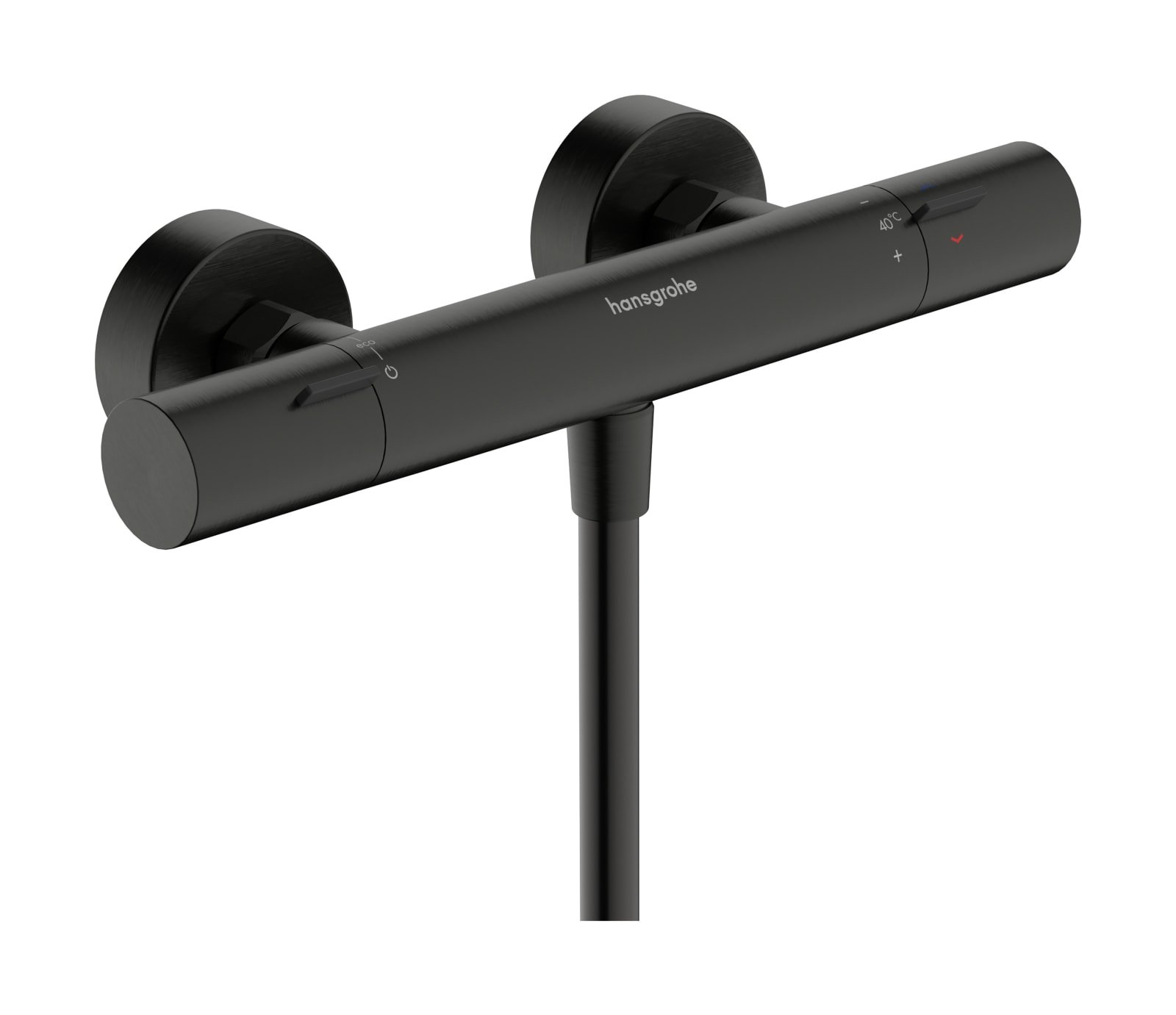 Hansgrohe Ecostat Fine opbouw douchethermostaat Brushed Black Chrome