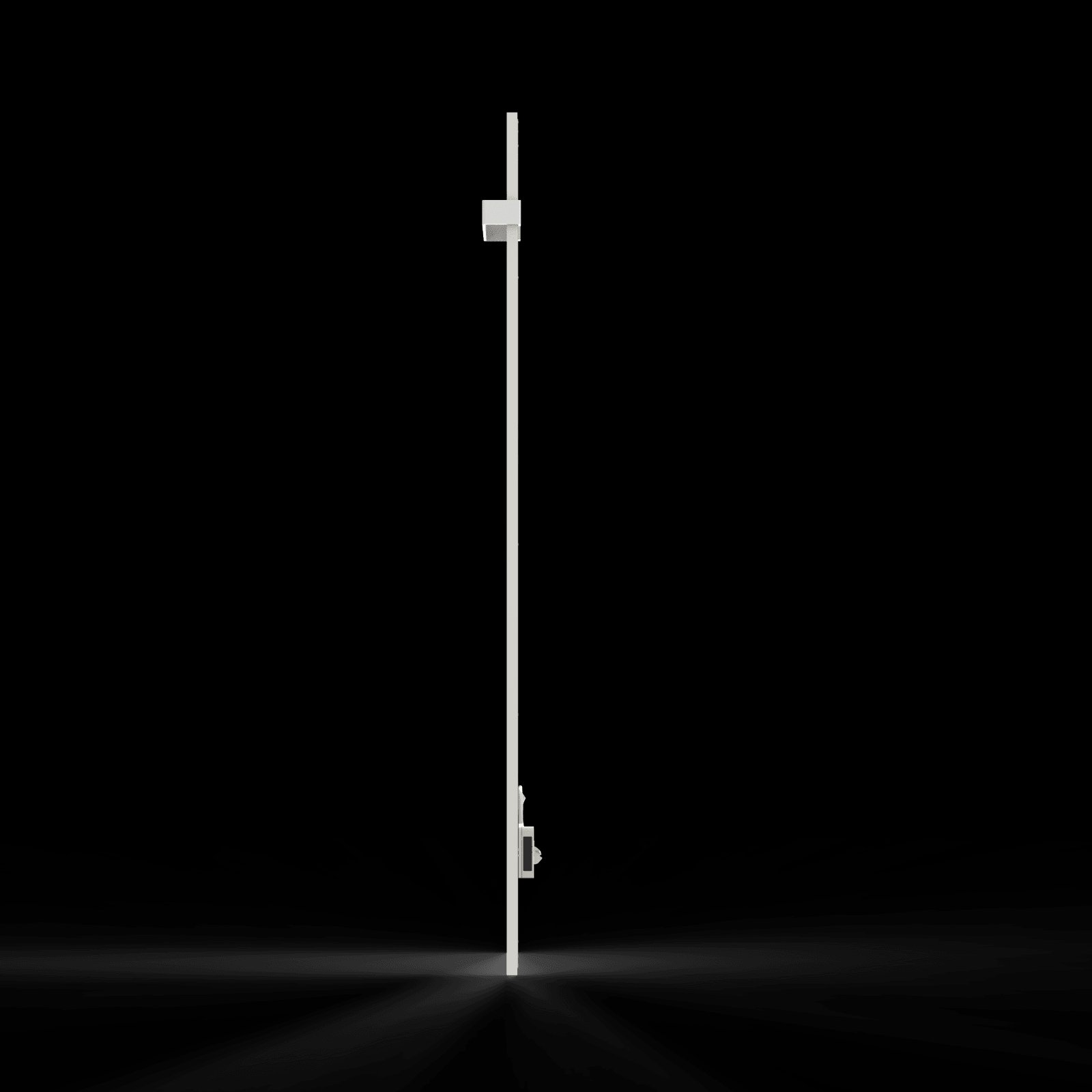 Infraroodpaneel badkamer Smart, wit metaal, 62x160cm, 700W, 230V