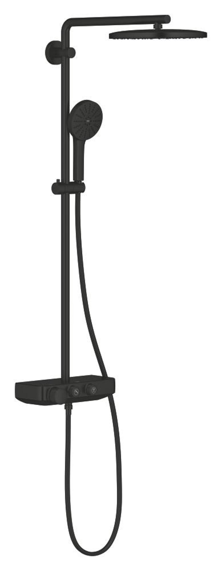 Grohe Euphoria SmartControl 280 Douchesysteem CoolTouch Thermostaat 8.0 L/min Bij 3 Bar Matte Black
