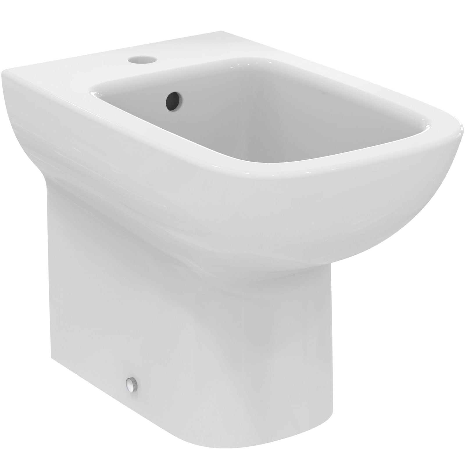 I.LIFE A | STAAND BIDET 355X540X400 MM GLANZEND WIT, 1 KG, MET OVERL