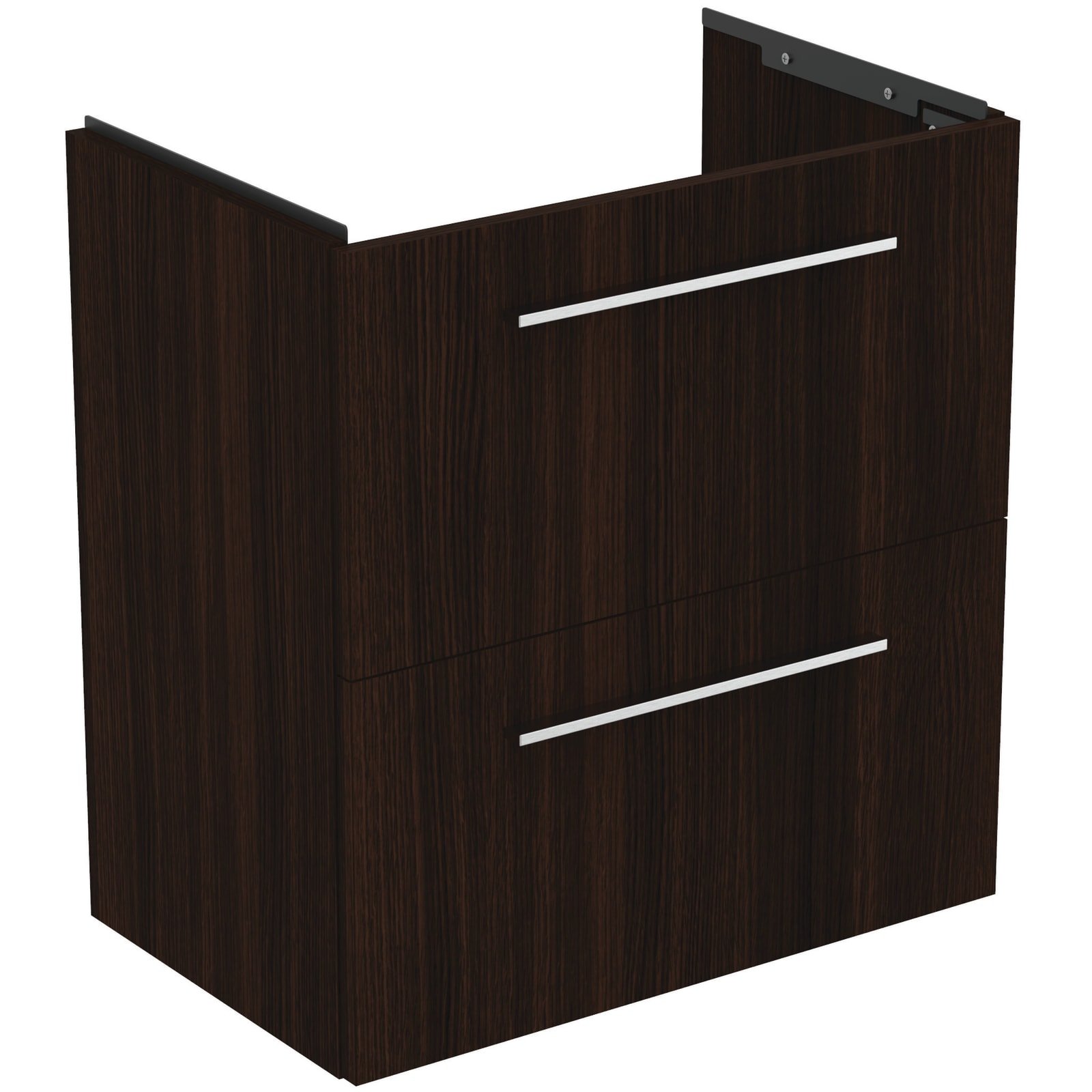 I.LIFE S | WASTAFELMEUBEL 600X375X630 MM COFFEE DONKER EIKEN, 2 LADEN
