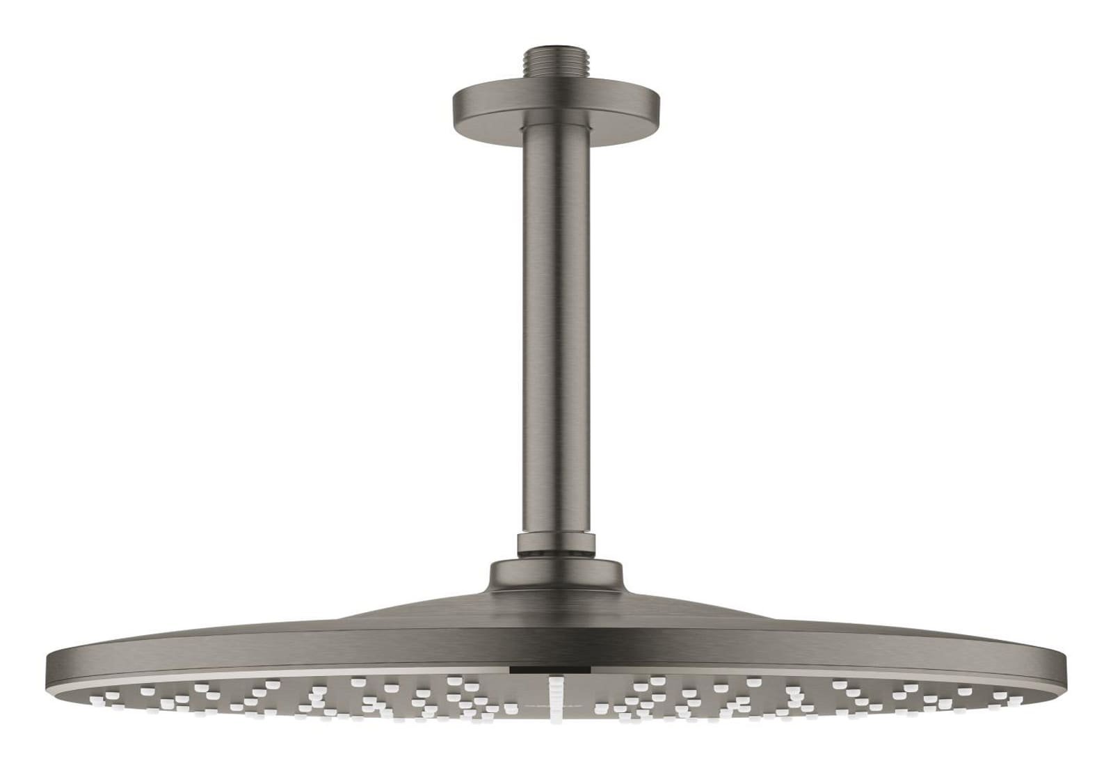 Grohe Rainshower 310 Hoofddoucheset Rond Plafond, Mono 9,5 L/M, Hard Graphite Geborsteld