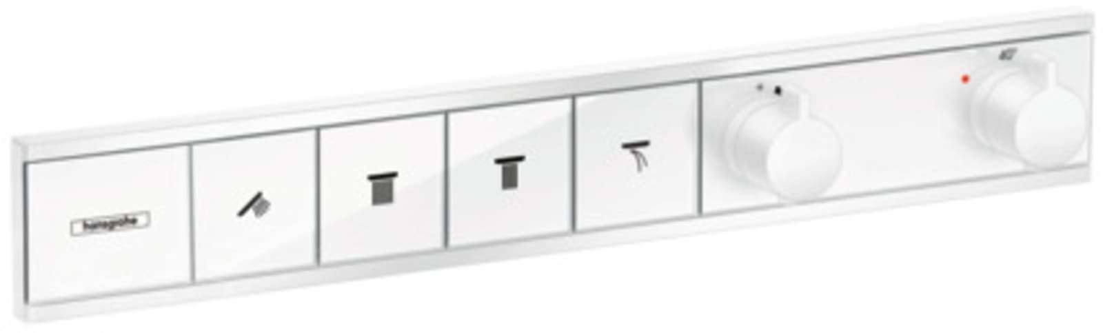 Hansgrohe, Douchethermostaat afbouwdeel, Rainselect, 4 functies, mat wit