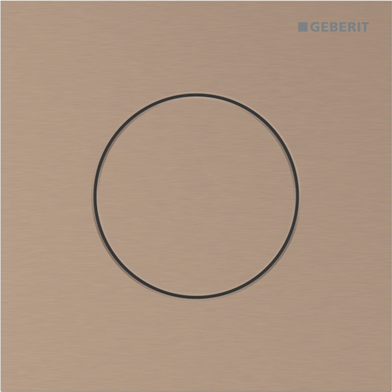 Geberit ur-sturing pneum., type 40, round: roodgoud /geb, easy to cl.