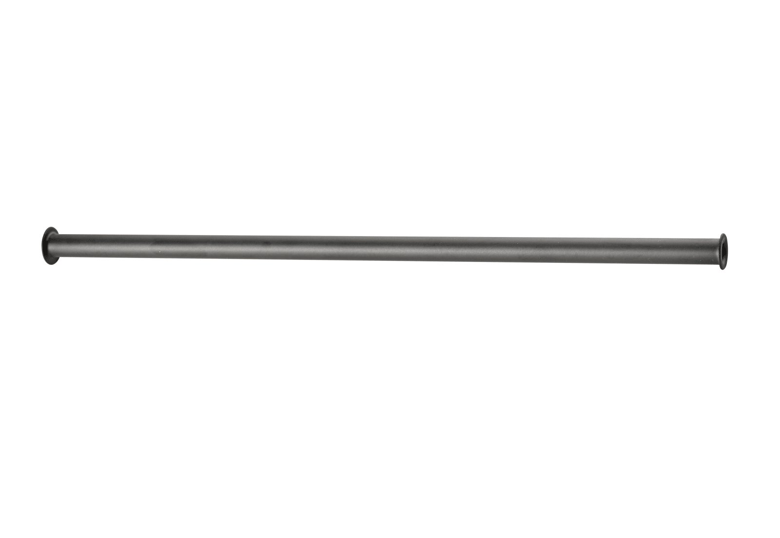 Raminex, Aansluitpijpje, 10mm diameter, flens 1/2" x flens 3/8", 500mm lengte, mat zwart