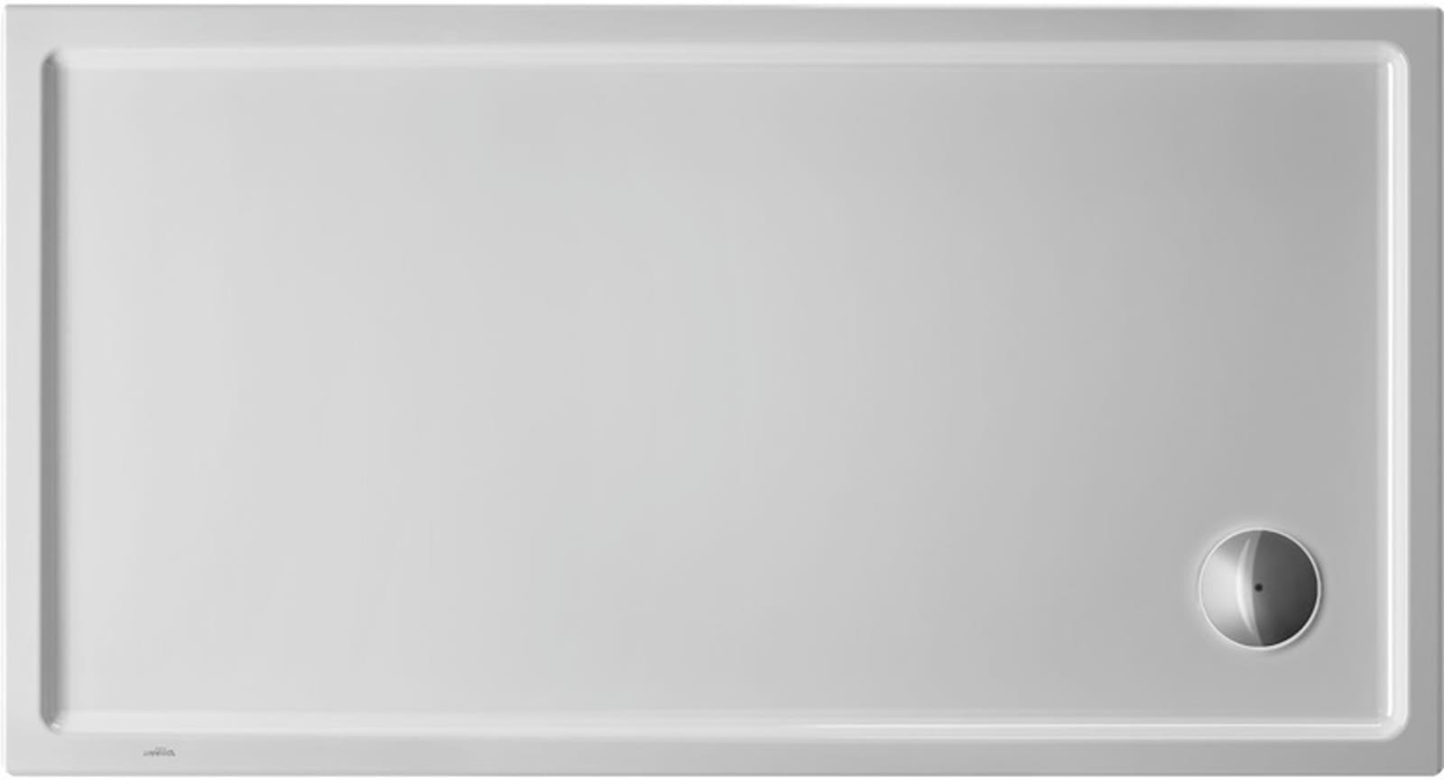 Duravit Starck Slimline Douchebak  1500x800 mm Wit, hoek links, hoek rechts, materiaal: Sanitair acryl, rechthoekig – 72023700000000 (1201044557)