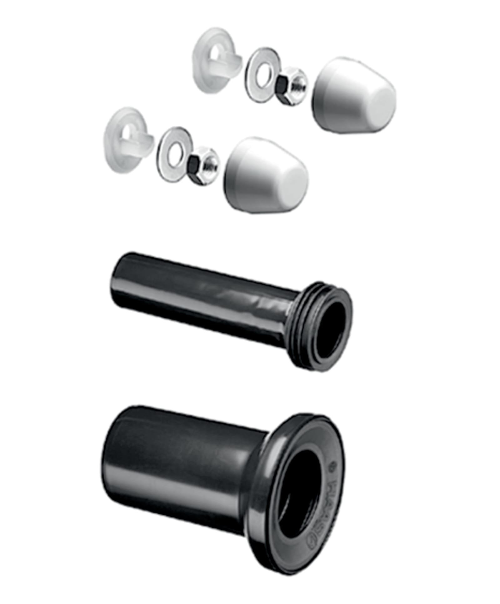 SL WC toe- en afvoerset voor hang WC's met afvoerbuis 90 mm