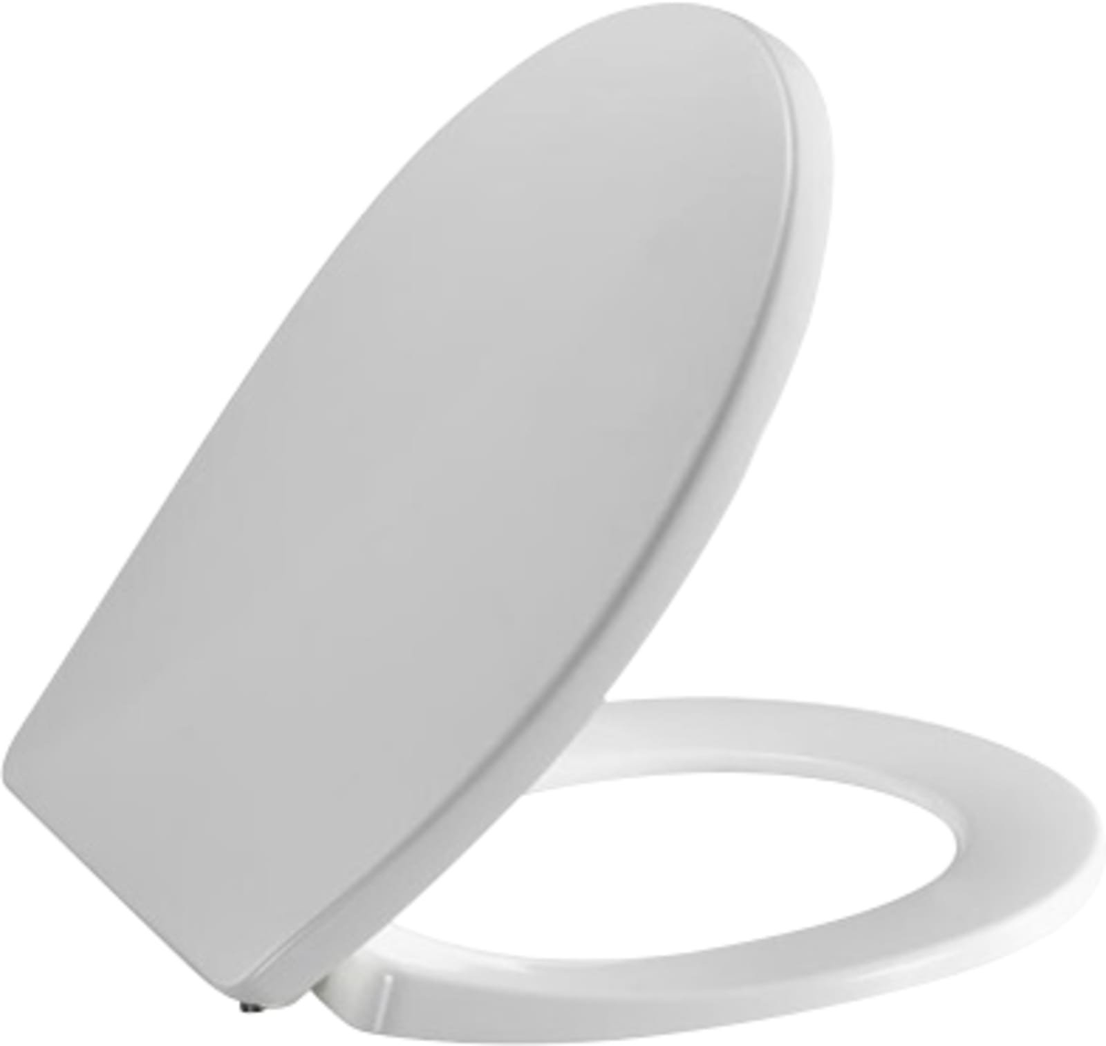 Pressalit Tivoli Soft closetzitting met deksel, scharnier: RVS, softclose, kleur: wit (1000152085)