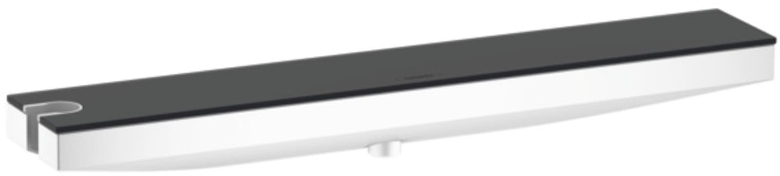 Hansgrohe, Muuraansluitbocht met planchet, FixFit Porter 500, links, mat wit
